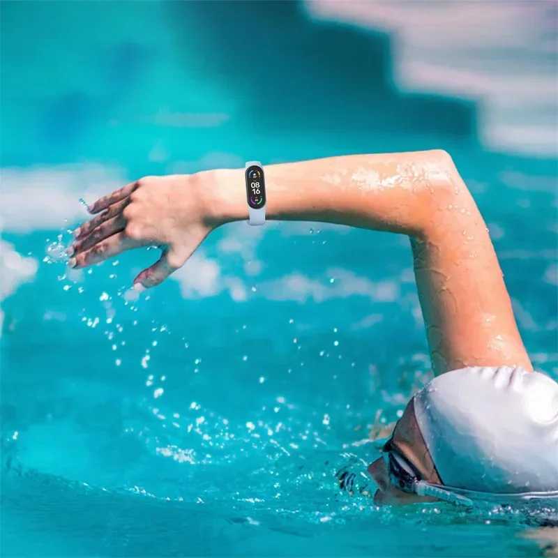Фотография №4 товара Силиконовый ремешок для часов Xiaomi Mi Band 7 6 5
