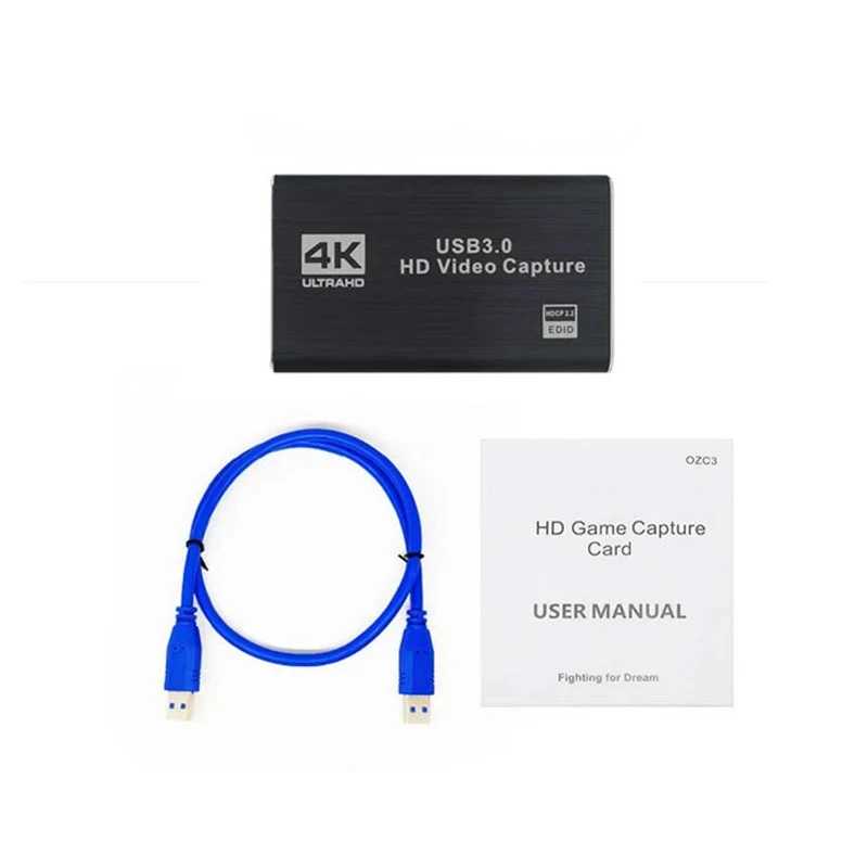 Фотография №5 товара Карта видеозахвата 4K USB 3.0, HDTV 1080P 60Hz, HD видеорекордер