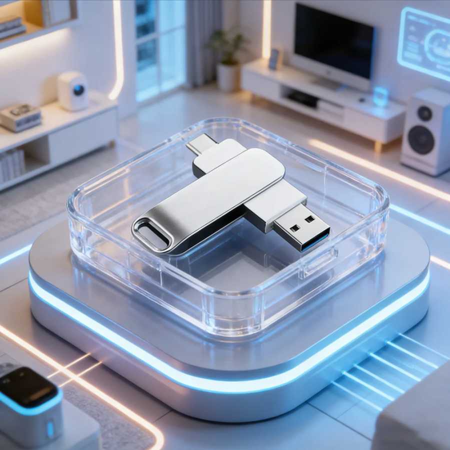 Фотография №4 товара USB-флеш-накопитель Lenovo USB3.2, 512 ГБ, OTG, высокоскоростной, Type-C, реальная емкость,