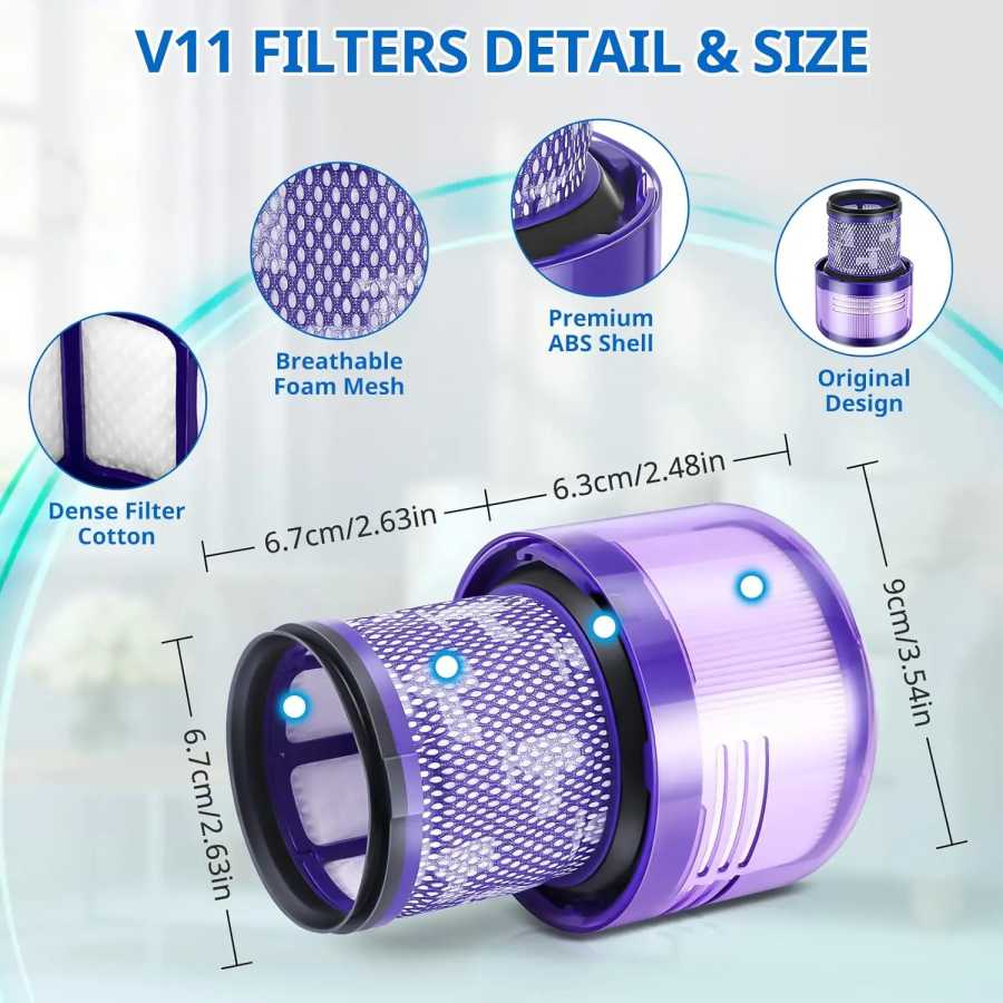 Фотография №4 товара Для Dyson V11 Animal/V11 Torque Drive V15 Detect аксессуары моющийся