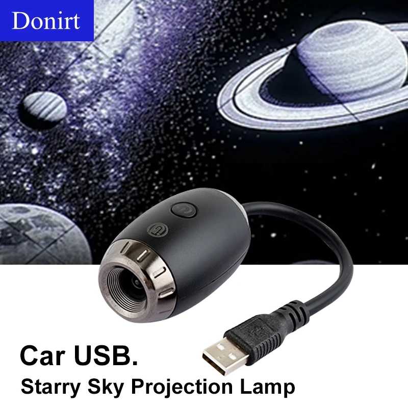Фотография №1 товара USB окружающий свет для автомобиля Galaxy Saturn с черным отверстием