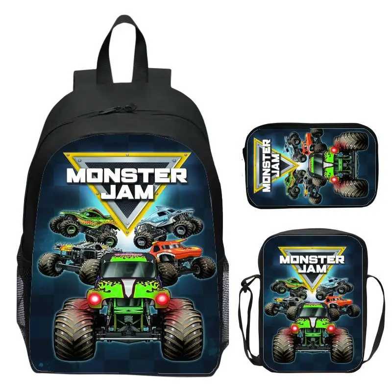 Фотография №4 товара Monster Jam Monster Truck Набор из трех предметов Детский рюкзак