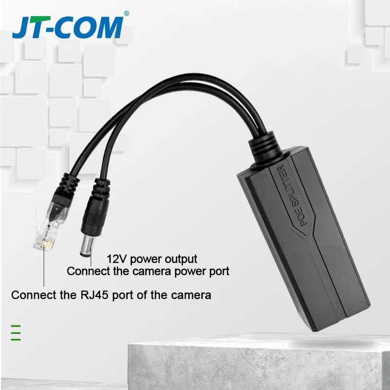 Фотография №2 товара Стандартный POE-сплиттер 48В на 5В 12В 1.2А 2А Micro USB