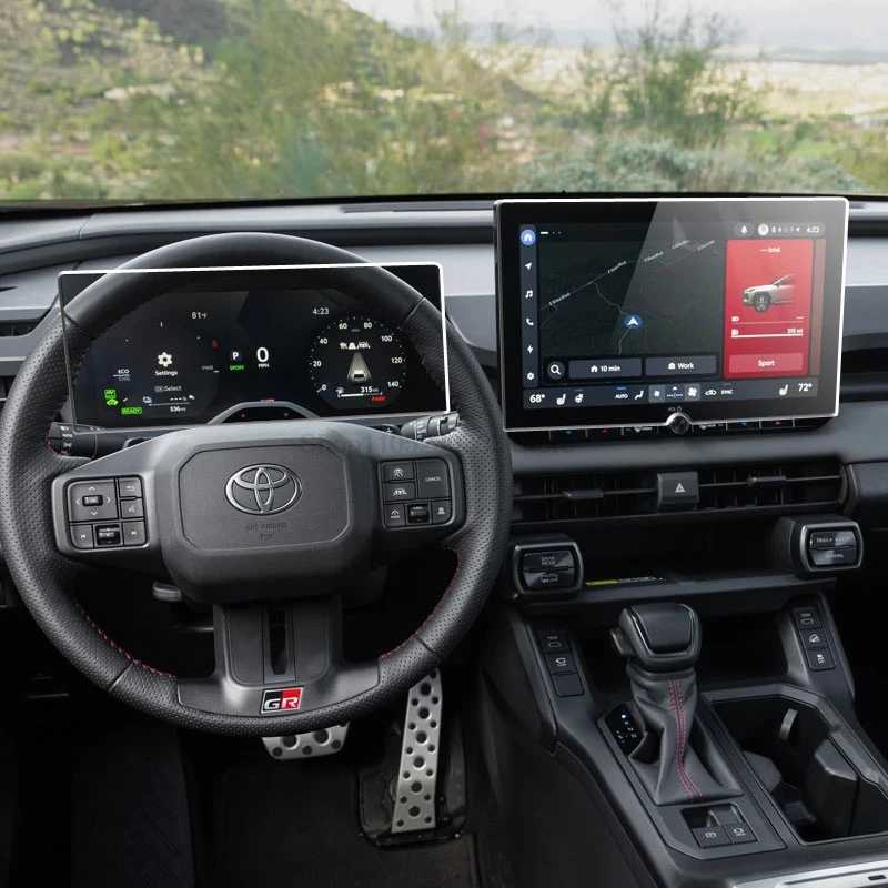 2 шт. нанопленки PET для защиты экрана приборной панели Toyota RAV4 XSE/Limited 2026 Аксессуары для салона