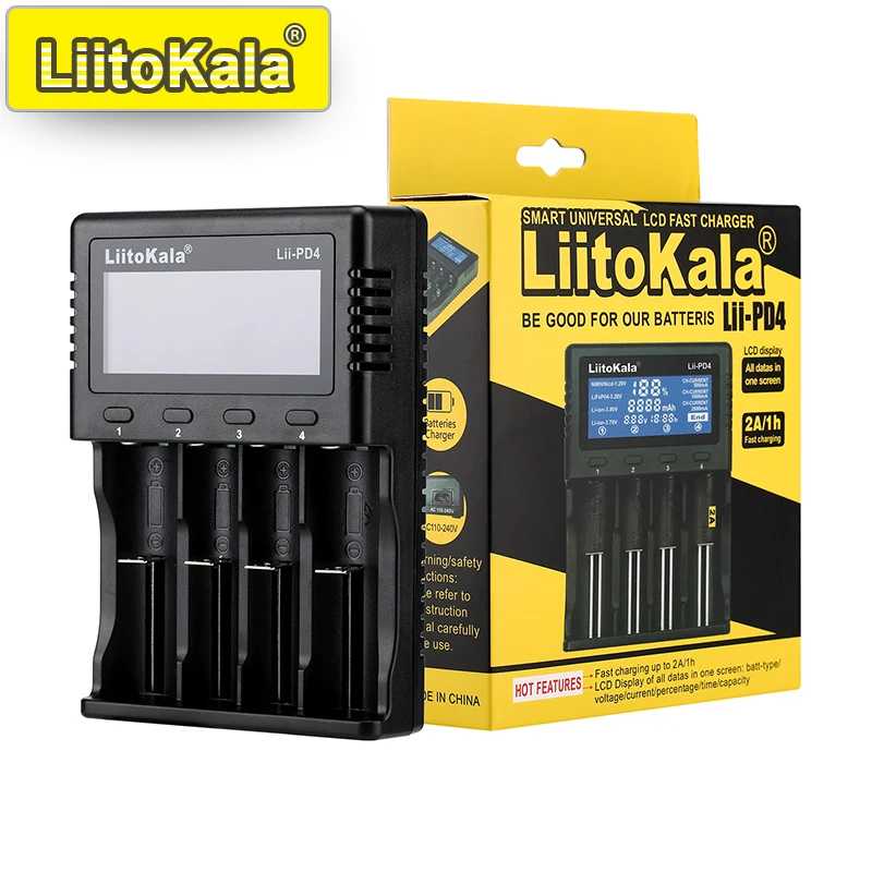 Фотография №5 товара LiitoKala Lii-PD4/PD2 Зарядное устройство AC PD ЖК-дисплей Быстрая зарядка с