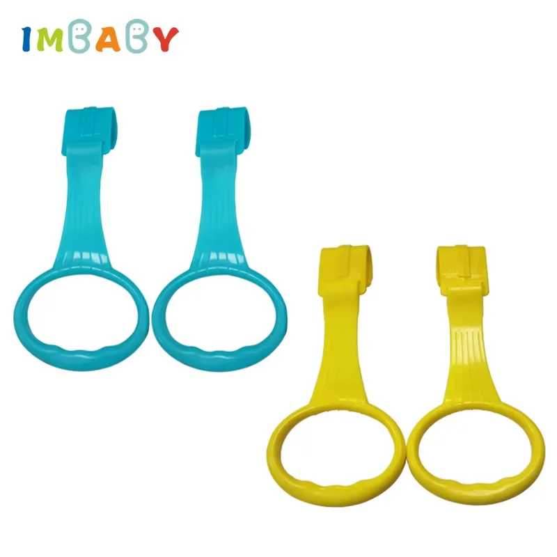 IMBABY 4 шт./лот, тянущее кольцо для манежа, крючки для детской кроватки, крючки для общего использования, кольца для кровати, крючки, подвесное кольцо, аксессуары для детской подставки Прогулки и досуг