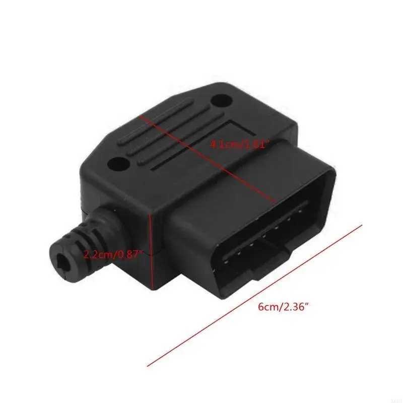 Фотография №5 товара X6HF OBD-II OBD2 Автоматический 16-контактный удлинительный кабель, диагностический удлинитель, адаптер,