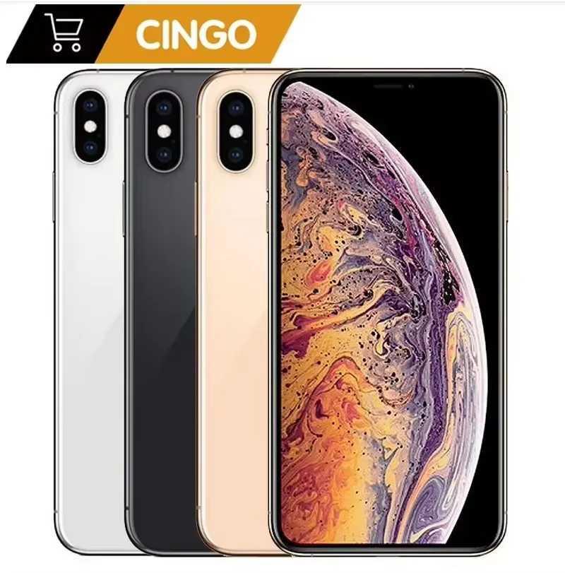 iphone XS iphone XS MAX 4G RAM 64 ГБ/256 ГБ ПЗУ A12 iphonexs iphonexsmax 2658 мАч оригинальный разблокированный Apple iphone xs Б/У и восстановленные телефоны