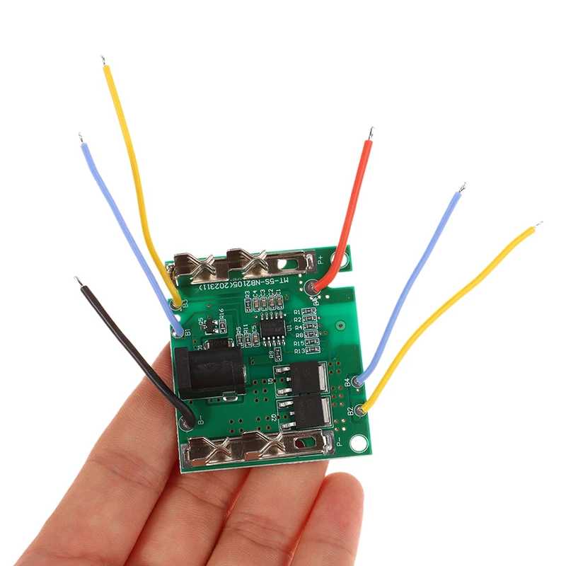 BMS 5S 20A 18650 Защитная плата для зарядки литиевой батареи, стабилизатор PCM, блок питания, зарядный модуль для электроинструментов Аксессуары и запчасти
