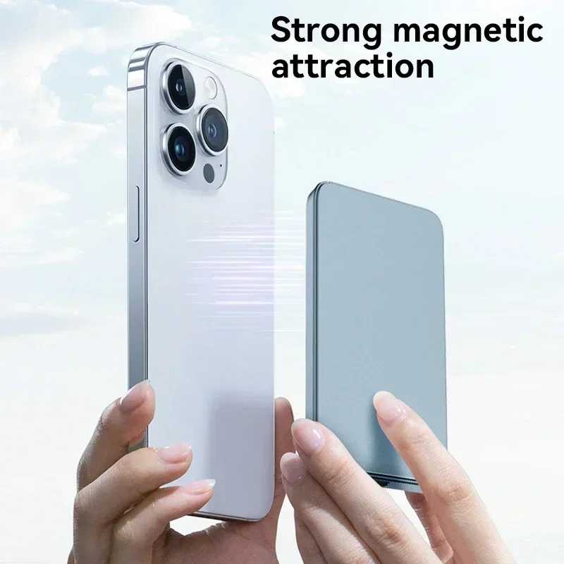 Фотография №4 товара Тонкий магнитный беспроводной аккумулятор Xiaomi 10000 мАч PD25W, портативный внешний