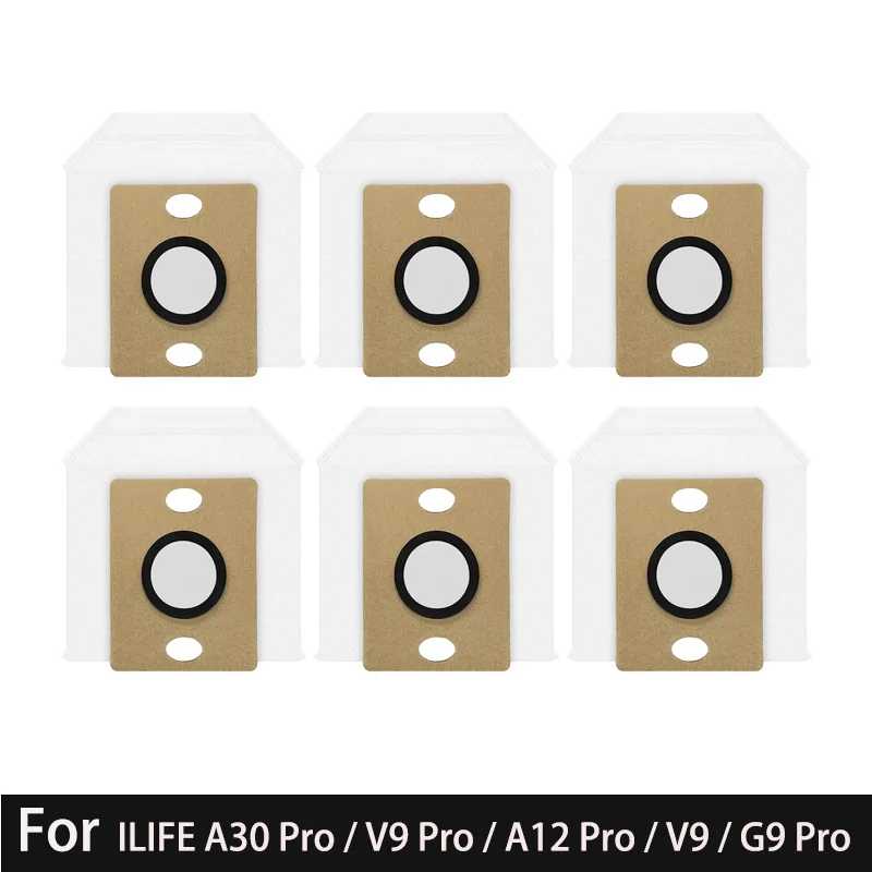 Мешки для сбора пыли для роботов-пылесосов ILIFE A30 Pro / V9 Pro / A12 Pro / V9 / G9 Pro, сменные аксессуары для пылесосов Запчасти для бытовой техники
