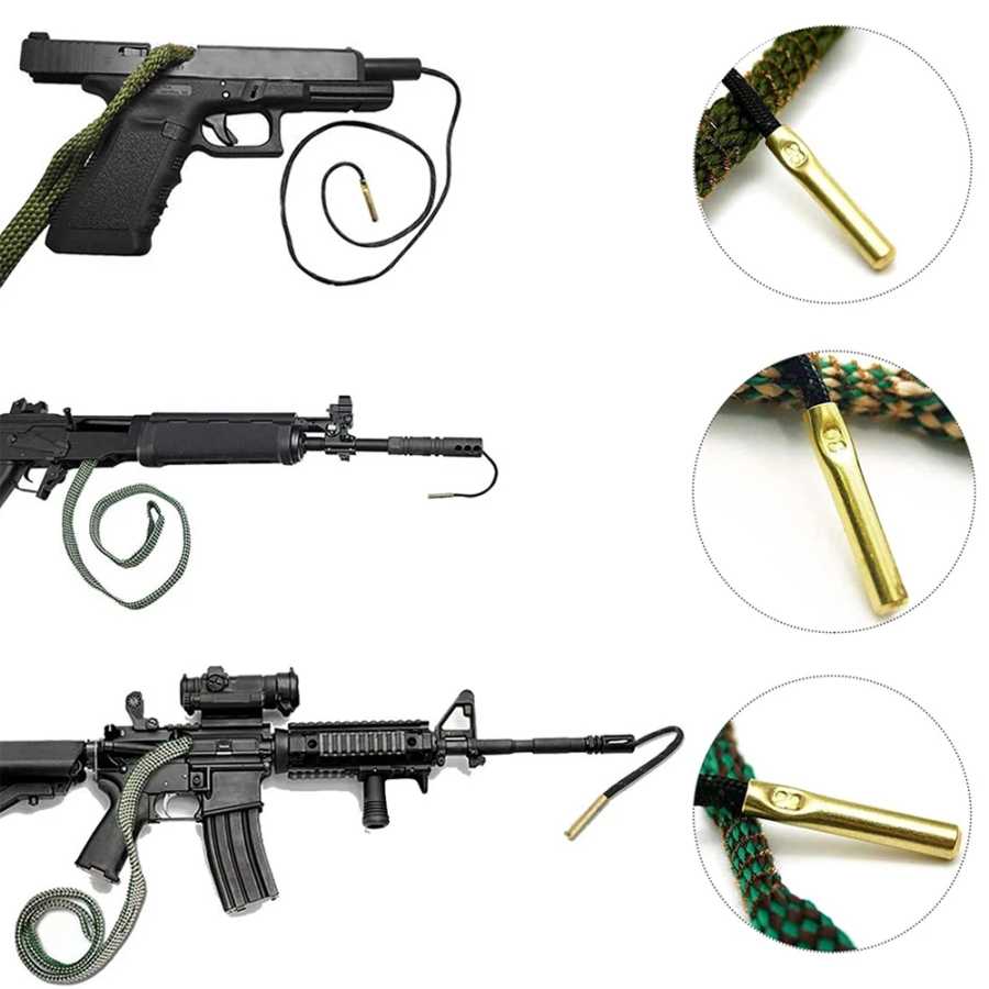 Фотография №3 товара Веревка для чистки отверстий охотничьего ружья .22 Cal.223 Cal.38 Cal