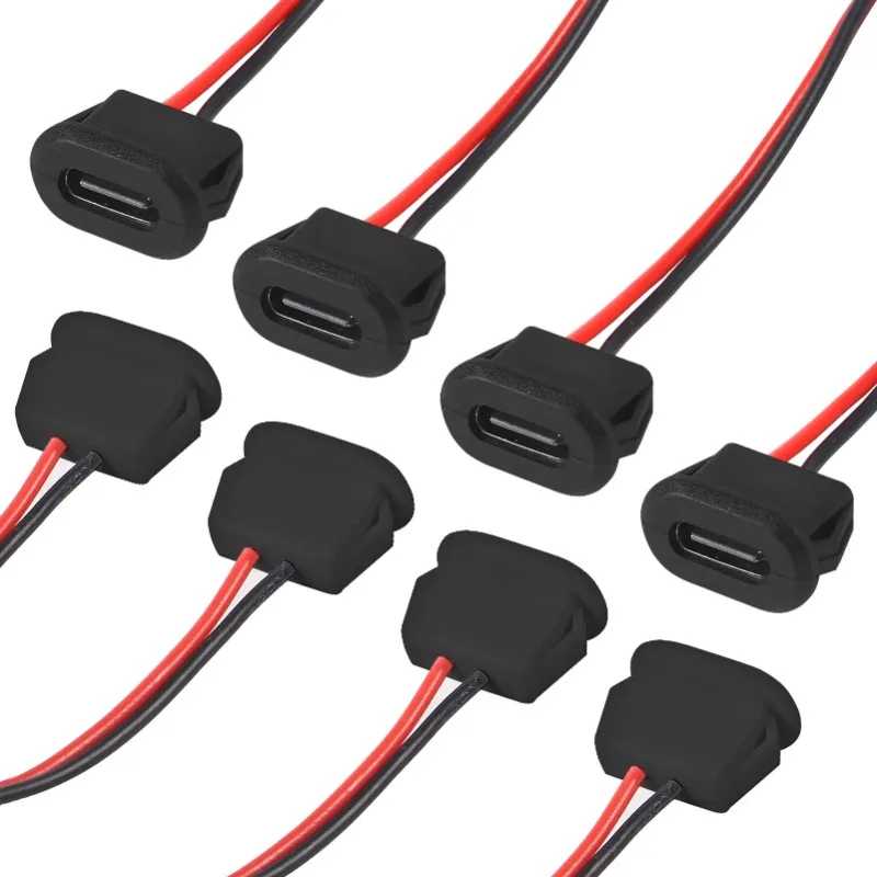 Фотография №2 товара 2-20 шт. 2-контактный разъем USB Type C, гнездовой разъем Type-C