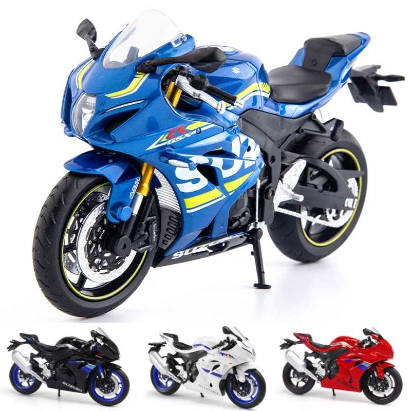 1/12 SUZUKI GSX-R1000RR L7 игрушечный мотоцикл RMZ City литая под давлением металлическая модель 1:12 гоночный спорт миниатюрная коллекция подарок для мальчика и ребенка Играйте в транспортные средства и модели