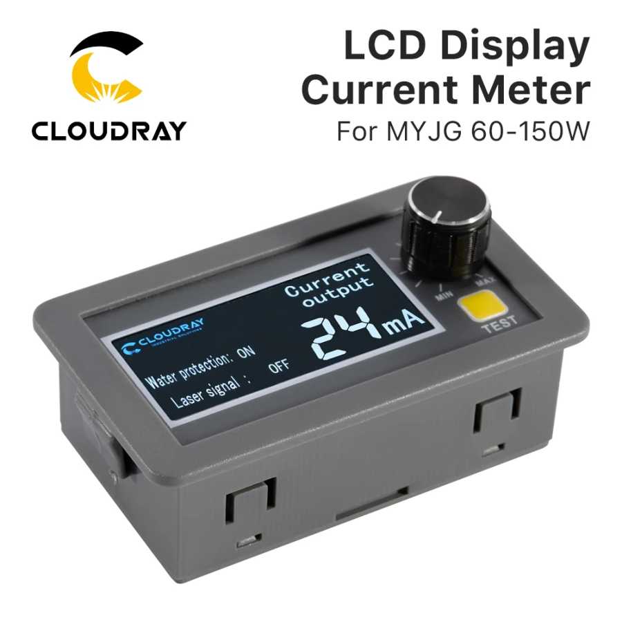 Cloudray ЖК-дисплей Измеритель тока CO2 Внешний экран для источника питания лазера CO2 серии MYJG 60 Вт и 150 Вт Деревообрабатывающее оборудование и аксессуары