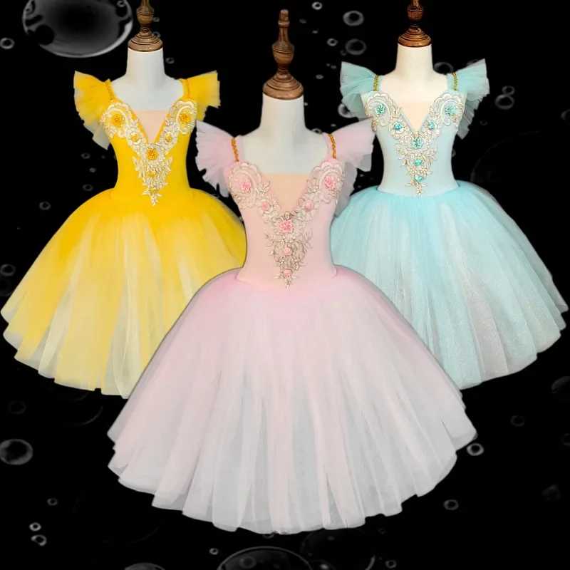 Фотография №3 товара Летнее балетное платье-пачка, наряд для девочек, Vestidos, детский день, танцевальный