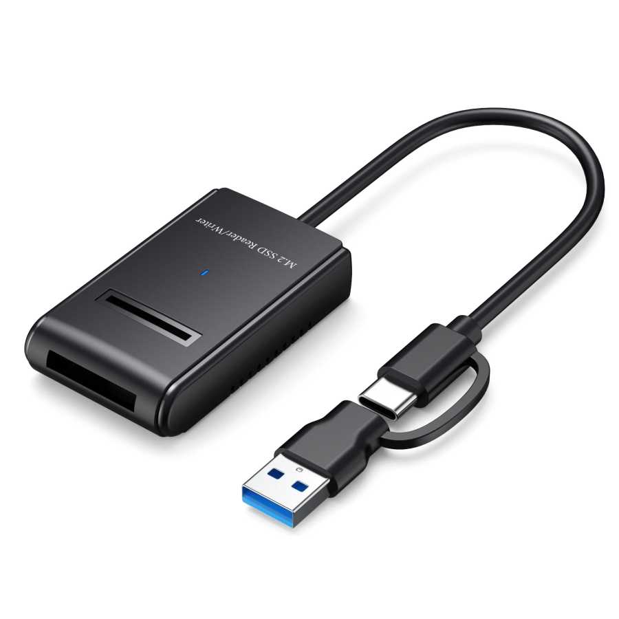 Фотография №1 товара Кабель-адаптер UTHAI Type-C для M.2 NVMe SSD, USB 3.2 Gen2,