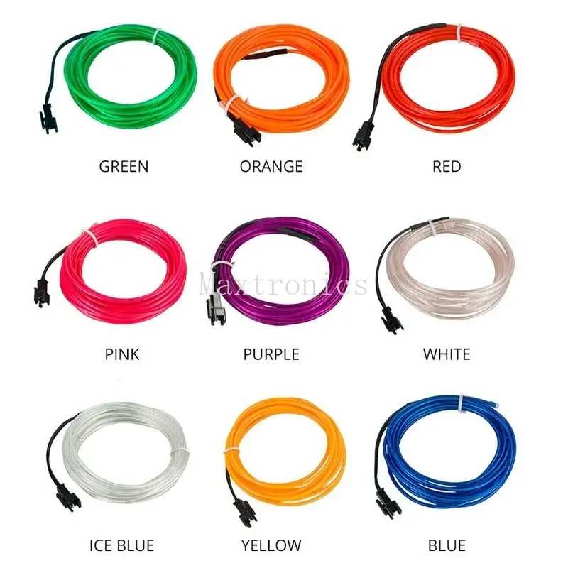 Фотография №1 товара 1 м/3 м/5 м светодиодный неоновый свет USB гибкий EL