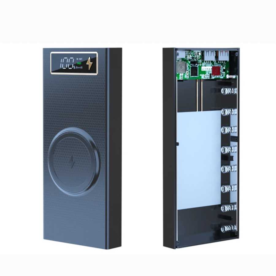 Фотография №1 товара 8*18650 Батарея DIY Power Bank Чехол Зарядка Коробка для хранения