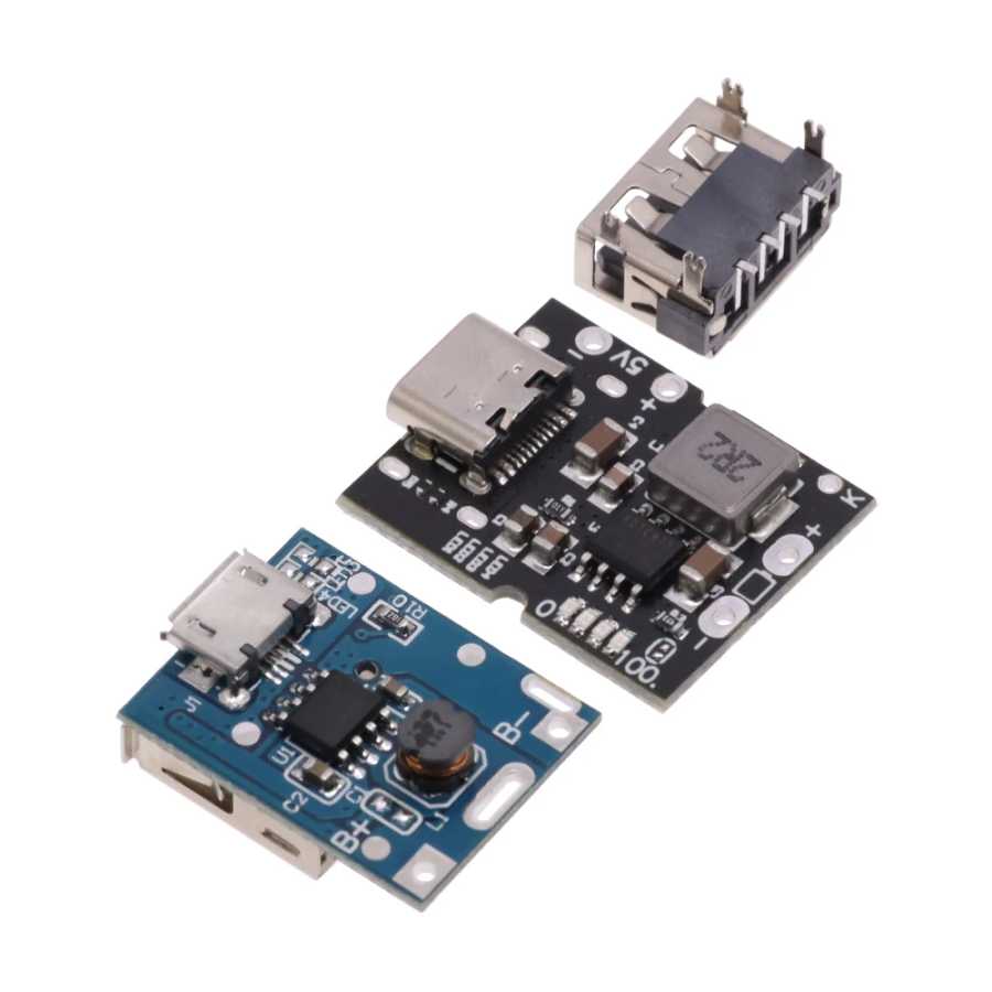 Фотография №1 товара Повышающий преобразователь напряжения с Type-C / Micro USB, 5 В,