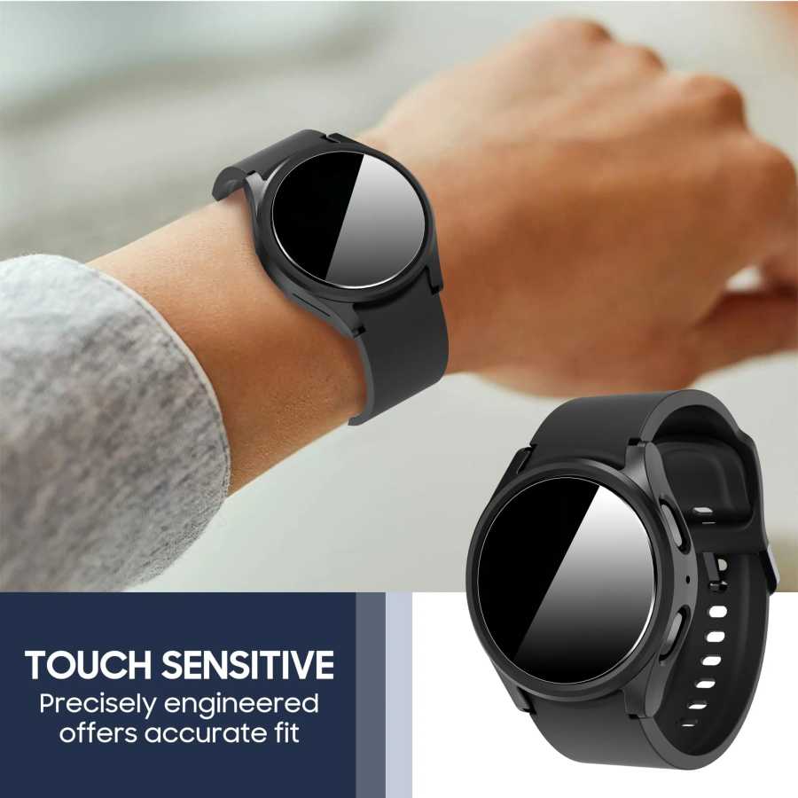 Фотография №4 товара Закаленное стекло + чехол для Samsung Galaxy watch 6/7, чехол