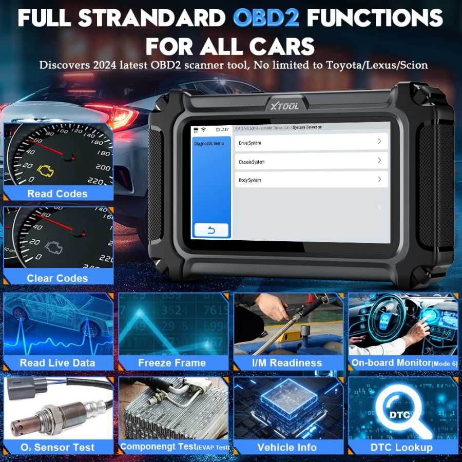 Фотография №4 товара XTOOL InPlus IP500 для Toyota, Lexus, автомобильный диагностический инструмент OBD2,