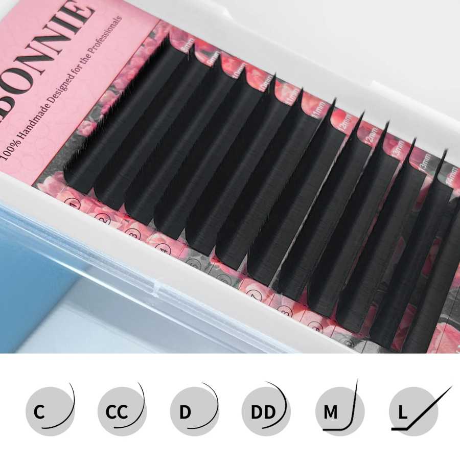 Фотография №4 товара Наращивание ресниц Abonnie Cashmere Easy Fan Lashes: Мегаобъемные пучки всех