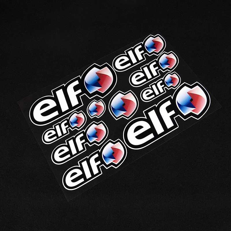 Фотография №1 товара Наклейки на мотоцикл Elf Oil, набор с логотипом мотоцикла и