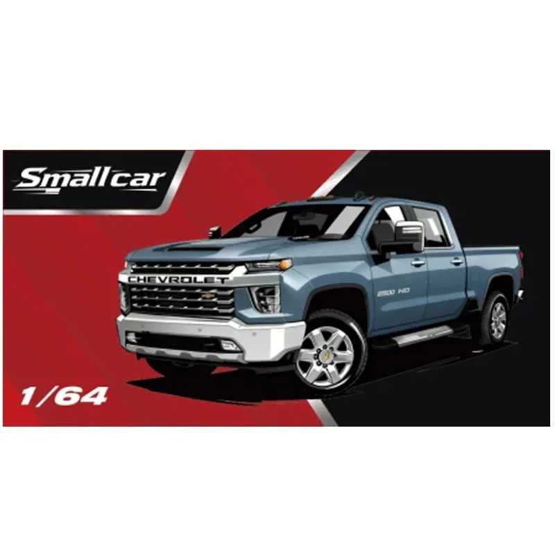 Фотография №5 товара Миниатюрная модель пикапа Silverado из литого металла в масштабе 1:64,