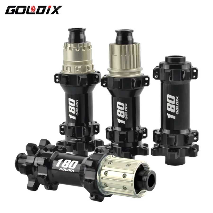 Ступица велосипедная с храповым механизмом GOLDIX M180 52T, 6 болтов, дисковый тормоз, 28 отверстий, прямая спица, герметичный подшипник HG/XD/MS, корпус ступицы 142X12 148X12 Велоспорт