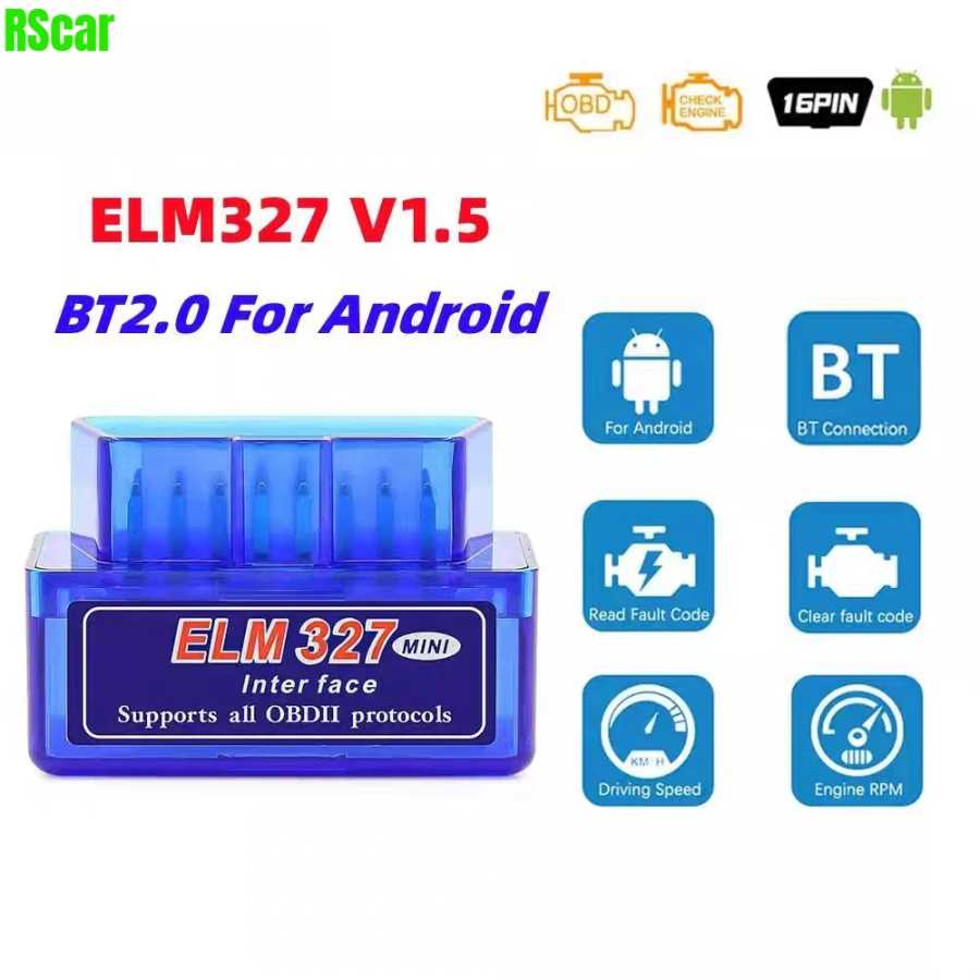 НОВЫЙ мини ELM327 Bluetooth OBD2 сканер считыватель кодов V1.5/V2.1 автомобильные диагностические инструменты проверка сканирования двигателя детектор неисправностей автомобиля 16PIN ГОРЯЧИЙ Инструмент для ремонта автомобилей