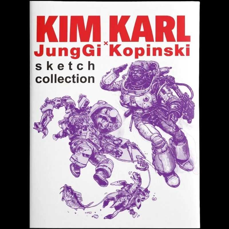 Последняя английская коллекция альбомов для рисования Ким Джунг-ги 2024, Карл Копиinski Книги