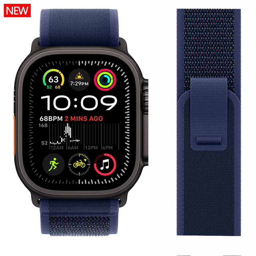 Trail loop Для apple watch ultra 3 2 Ремешок 49 мм 44 мм 40 мм 45 мм 41 мм 42 мм браслет correa iWatch series 7 se 8 9 10 11 46 мм ремешки Аксессуары для часов