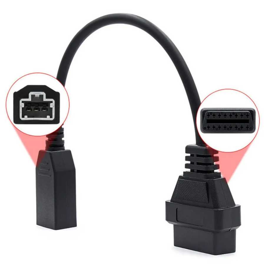 Фотография №3 товара Диагностический кабель-переходник для Honda OBD OBD2 с 3-контактного на 16-контактный