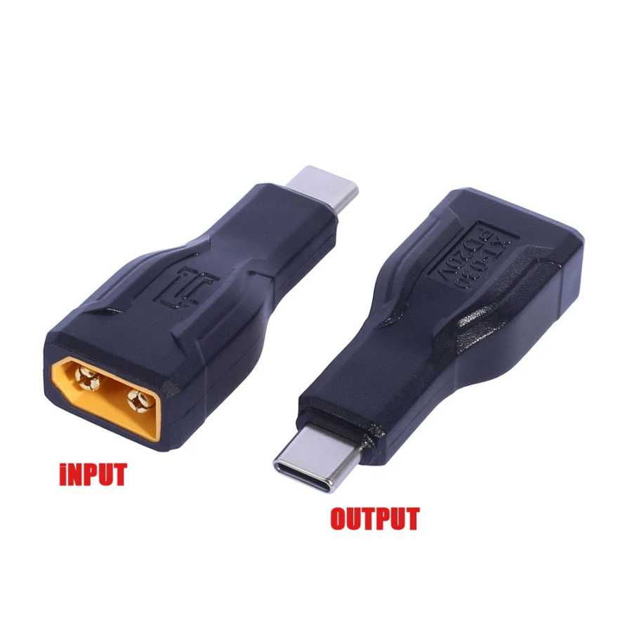 Фотография №4 товара Разъем для зарядки типа C — XT60 — USB C,