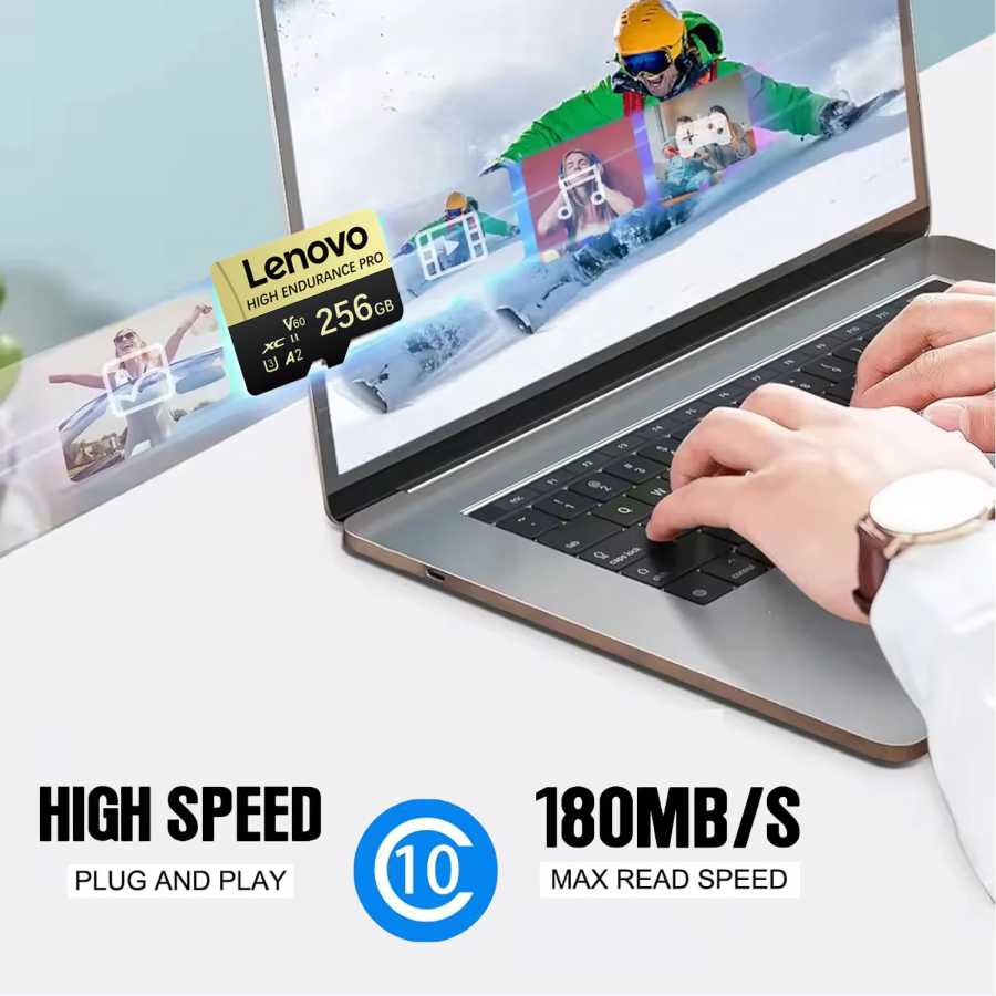 Фотография №4 товара Карта памяти Lenovo SD, 1 ТБ, высокоскоростная флэш-карта TF, 4K