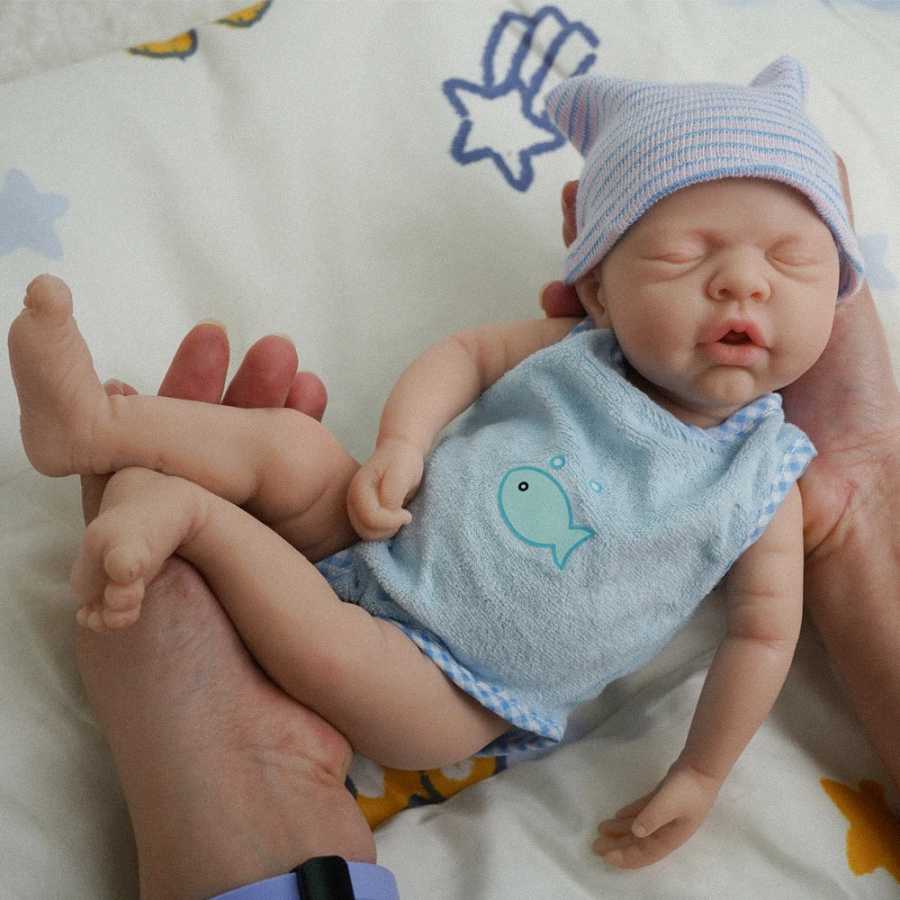 Фотография №3 товара 12-дюймовая силиконовая кукла Micro Preemie для всего тела, реалистичная кукла