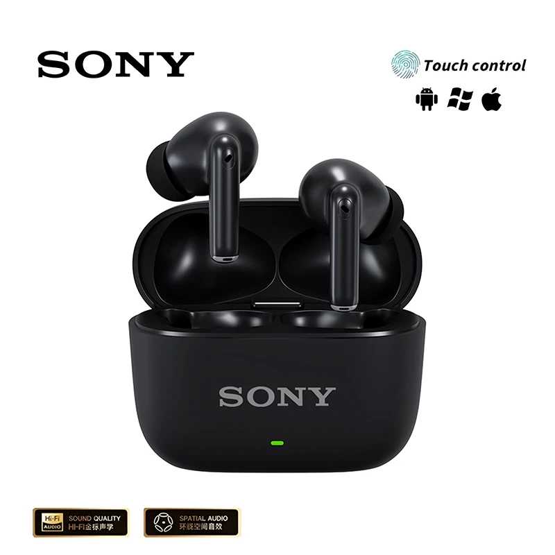 Оригинальная гарнитура Sony S300, беспроводные наушники, Bluetooth-наушники, настоящая стерео спортивная игра, TWS наушники-вкладыши с микрофоном Touch Портативное аудио и видео