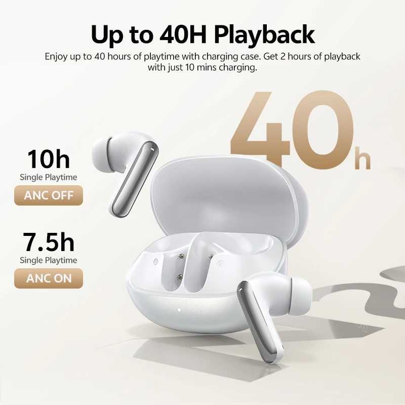 Фотография №5 товара Беспроводные Bluetooth-наушники QCY Melobuds N20 BH25HT20A с Bluetooth 6.0, адаптивным