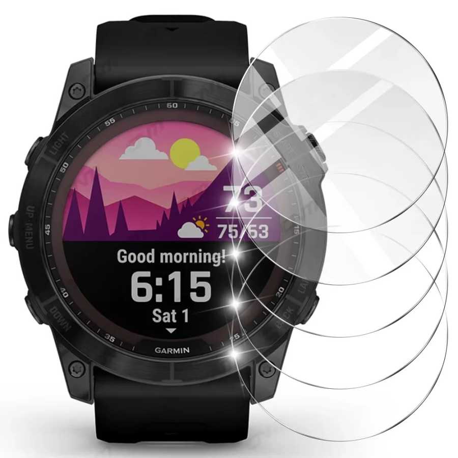 Закаленное стекло 9H для Garmin Fenix 8 7X 6X Pro 7 6 7S 6S 5 5S, защитное стекло для солнечного AMOLED, пленка против царапин, аксессуары Умная электроника