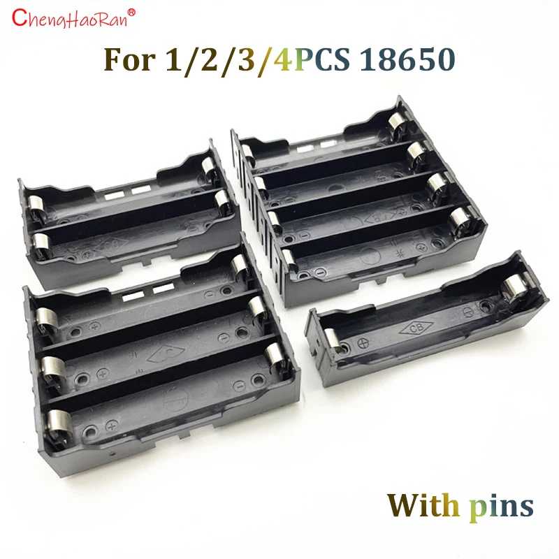 1 шт. ABS 18650 Чехлы для аккумуляторов 1X 2X 3X 4X 18650 Чехол для хранения аккумуляторов 1 2 3 4 слота Контейнер для аккумуляторов с жестким штифтом Видеоигры и аксессуары