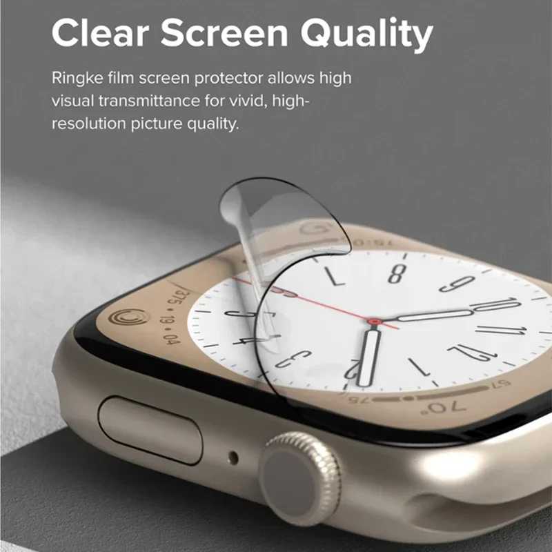 Фотография №1 товара Мягкая гидрогелевая защитная пленка для экрана Apple Watch 11 10