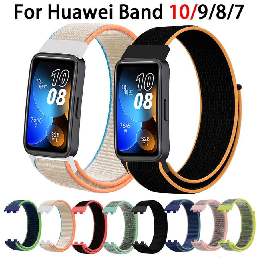 Ремешок для Huawei Band 10 8 9 7, аксессуары для ремешков, нейлоновая петля, сменный ремень для умных часов, спортивный браслет, браслет 7, браслет Умная электроника