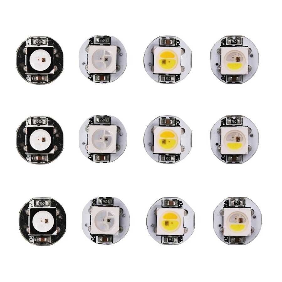 Миниатюрная светодиодная плата SK6812 1000 3535 RGB (8 мм х 3 мм), 2-5050 шт., радиатор 5 В, черная печатная плата/белая печатная плата, аналогичная WS2812B Аксессуары для освещения