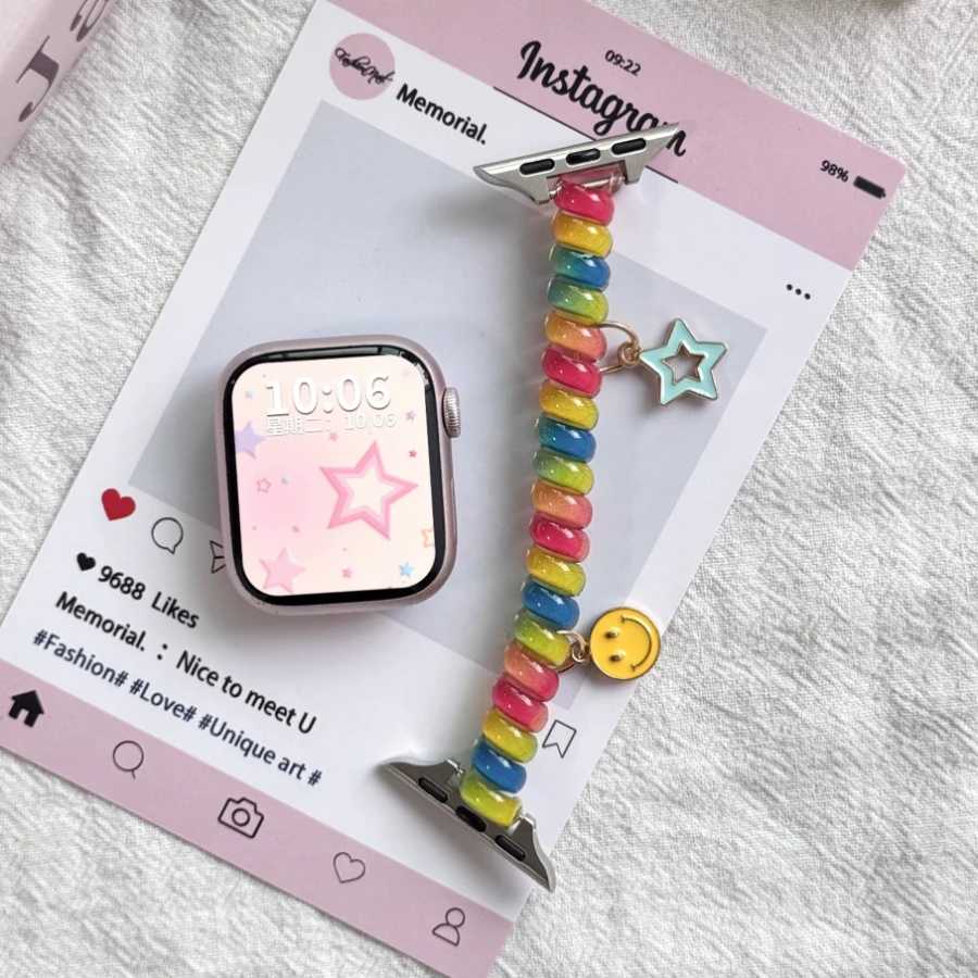 Фотография №1 товара Милый ремешок для волос для Apple Watch ремешки 10 42