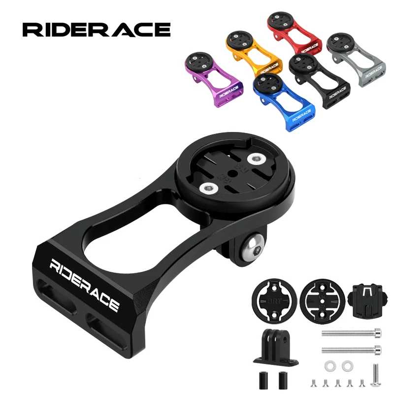 RIDERACE держатель для велосипедного компьютера, велосипедный руль, крепление для камеры, велосипедный секундомер, кронштейн для спидометра для Garmin Edge Bryton CatEye Велоспорт