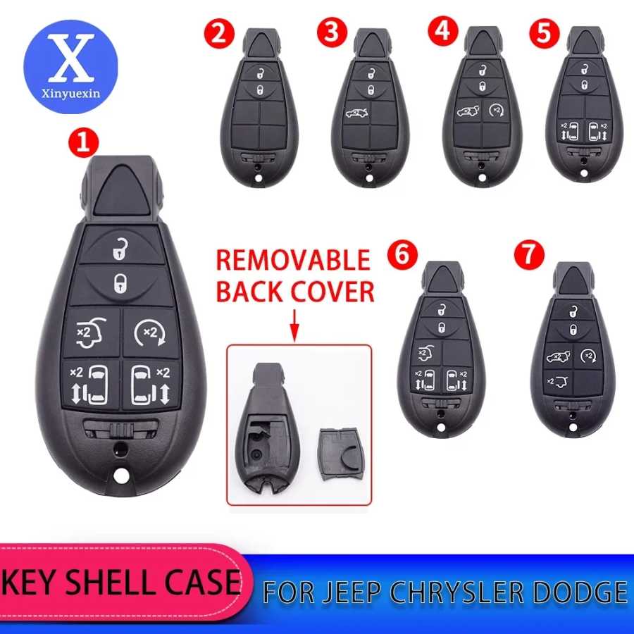 Корпус дистанционного смарт-ключателя автомобиля Xinyuexin для Chrysler Town & Country для Jeep Grand Cherokee для Dodge Magnum Durango, автомобильный аксессуар Стартеры