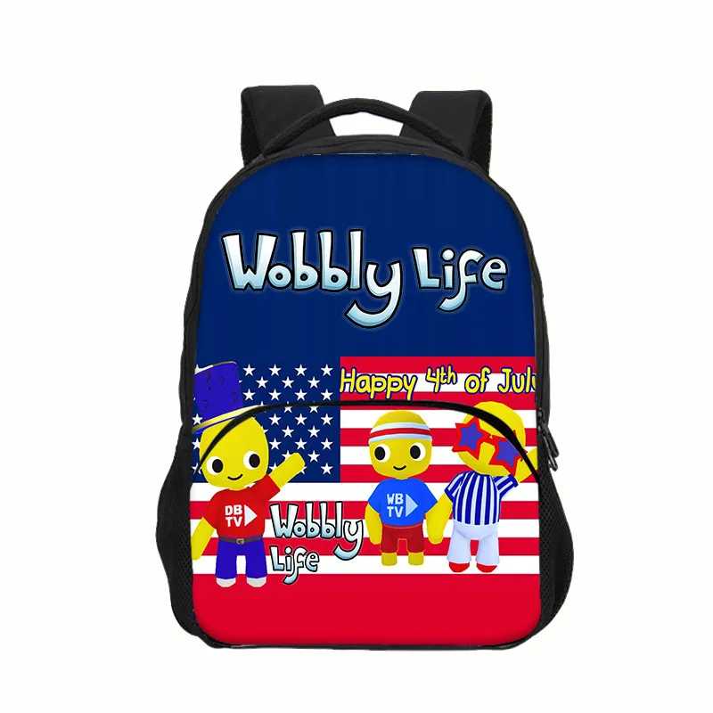 Фотография №3 товара Рюкзак Wobbly Life Swinging Life, детский рюкзак с рисунком осьминога