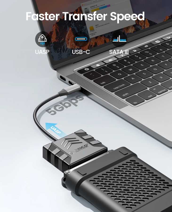 Фотография №1 товара Конвертер ORICO SATA Кабель USB 3.0 в SATA Адаптер SATA