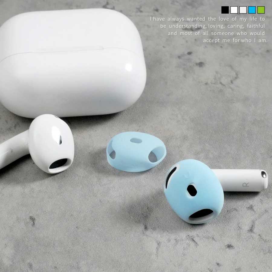 4 шт. силиконовые насадки для наушников Apple Airpods4, настоящие беспроводные вкладыши для наушников Airpods 4 TWS, насадки для наушников, затычки для ушей Портативное аудио и видео